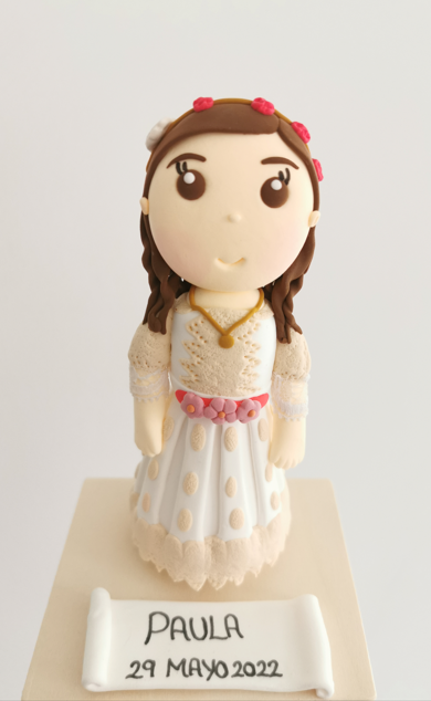 Figuras Personalizadas Comunión Niña