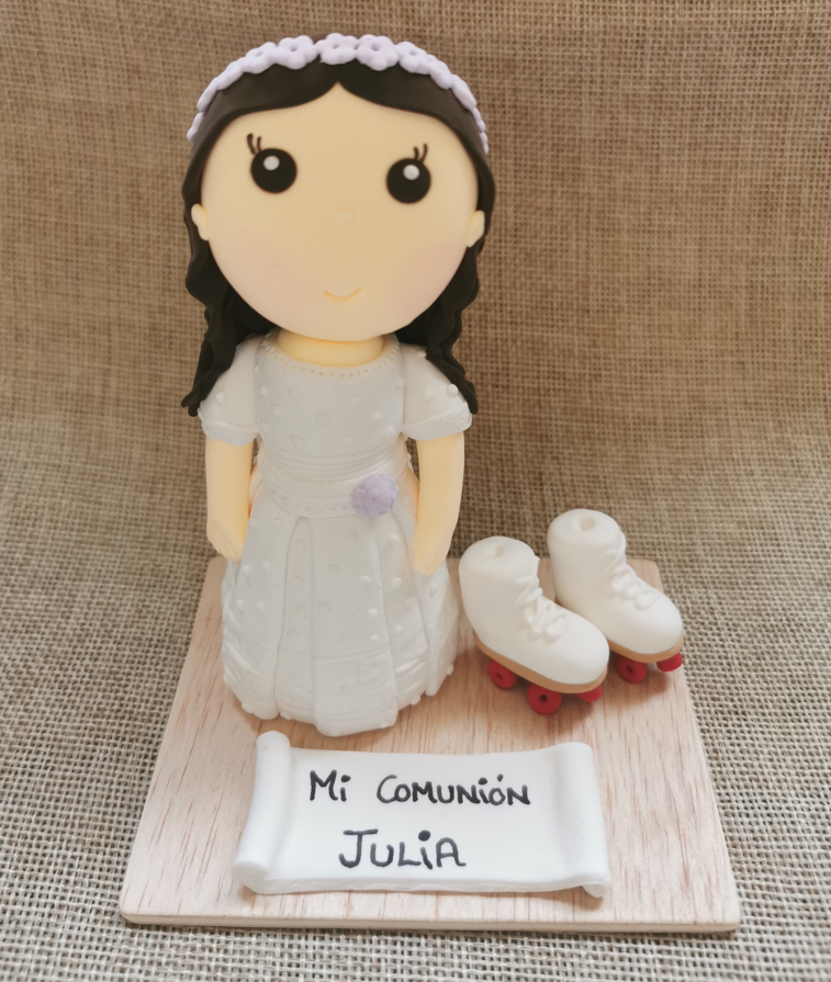 Figuras Personalizadas Comunión Niña