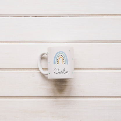 Taza "arcoíris" personalizada
