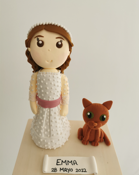 Figuras Personalizadas Comunión Niña