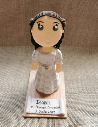Figuras Personalizadas Comunión Niña