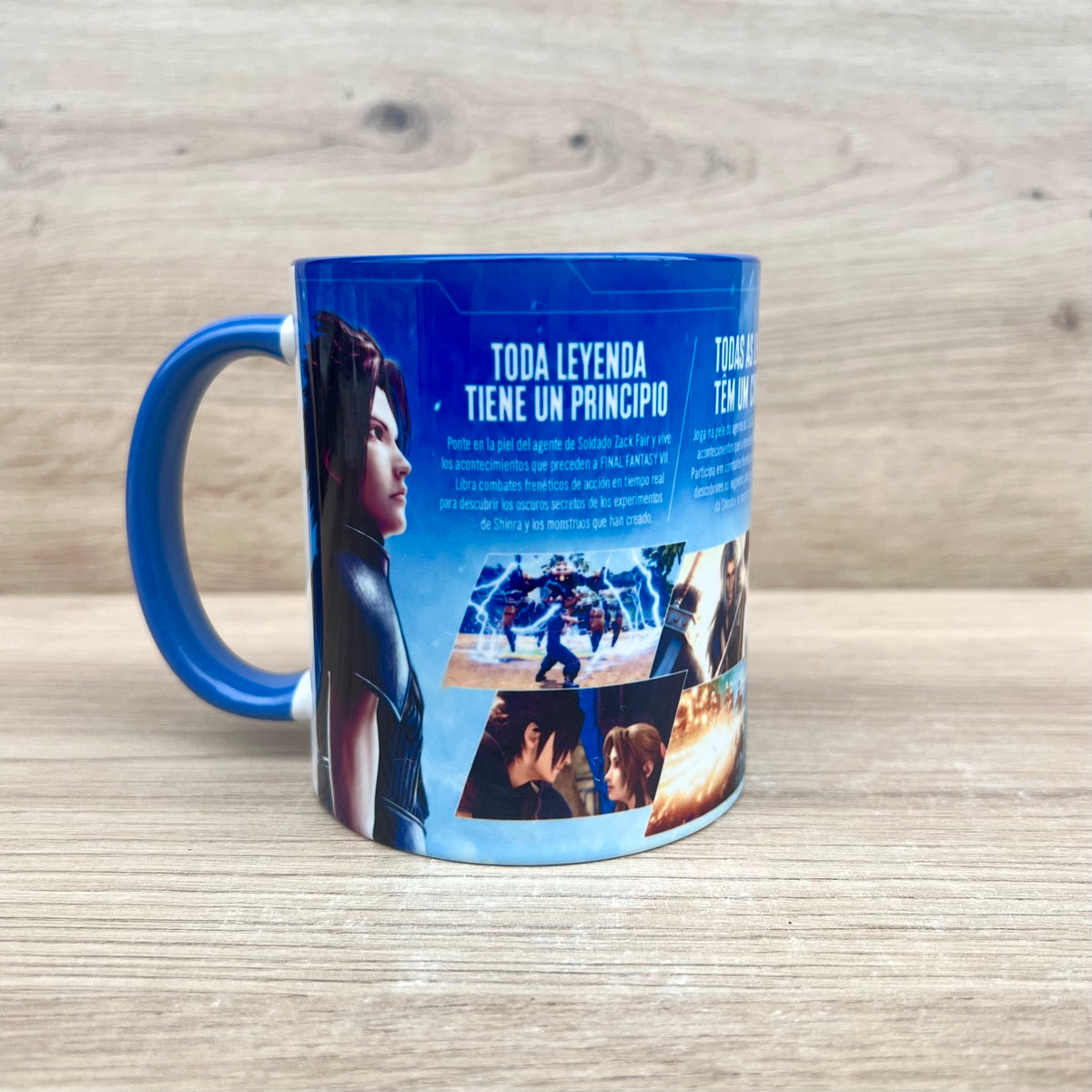 Taza Crisis Core Final Fantasy VII Reunion PS4 - trasera