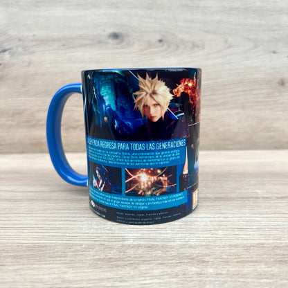 Taza Final Fantasy VII Remake PS4 - reverso