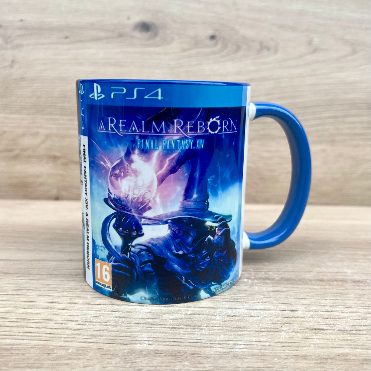 Taza Final Fantasy XIV A Realm Reborn PS4 - portada