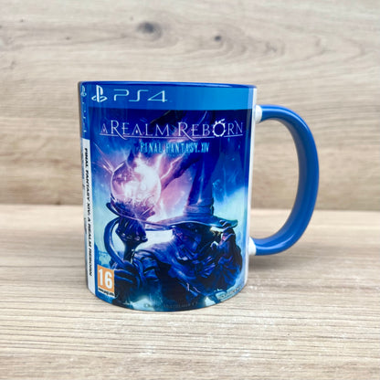 Taza Final Fantasy XIV A Realm Reborn PS4 - portada