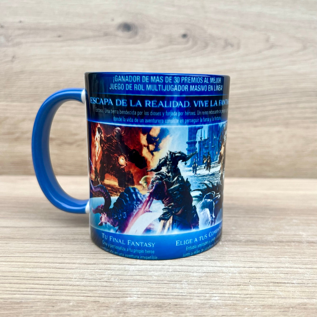 Taza Final Fantasy XIV A Realm Reborn PS4 - reverso