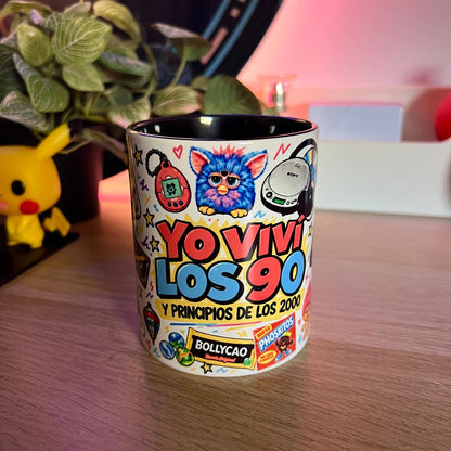 Taza Yo viví los 90: detalle del diseño 2